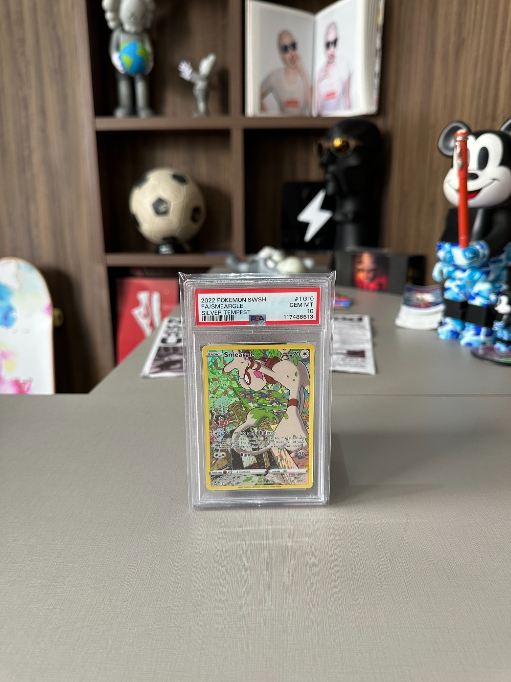 Smeargle (TG10/TG30) Tempestade Prateada Pokémon TCG — PSA 10, Novo
