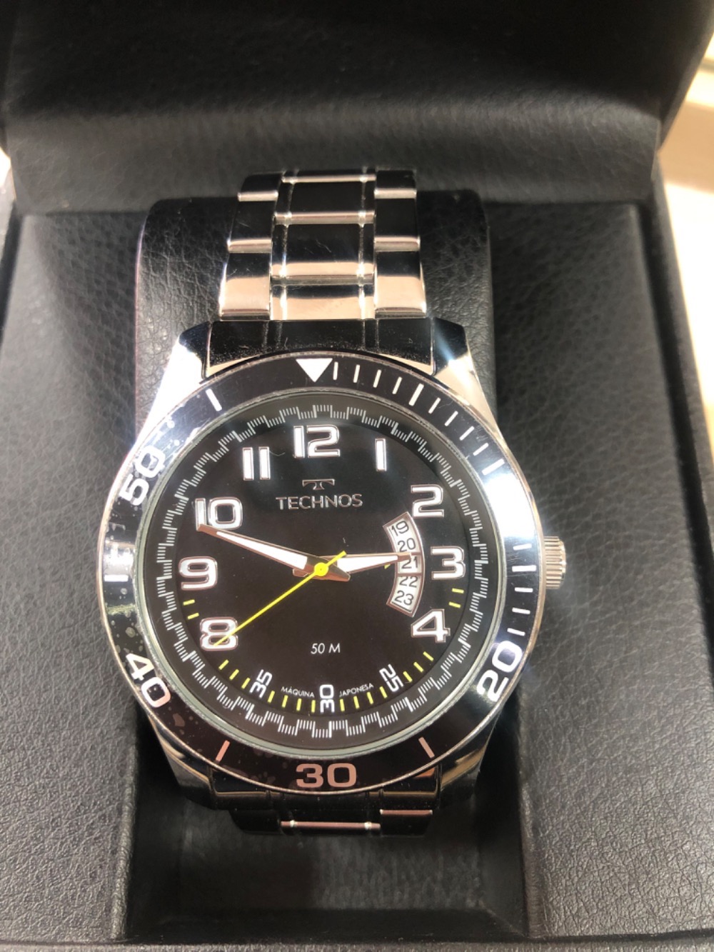 Relógio Technos Racer Silver 46 mm — Único, Novo