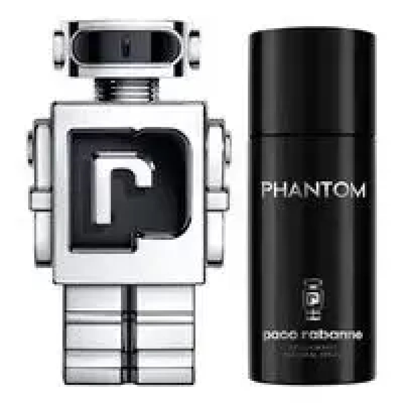 KIT PACO RABANNE PHANTOM EDT 150ML + DEODORANT SPRAY PHANTOM 150ML
