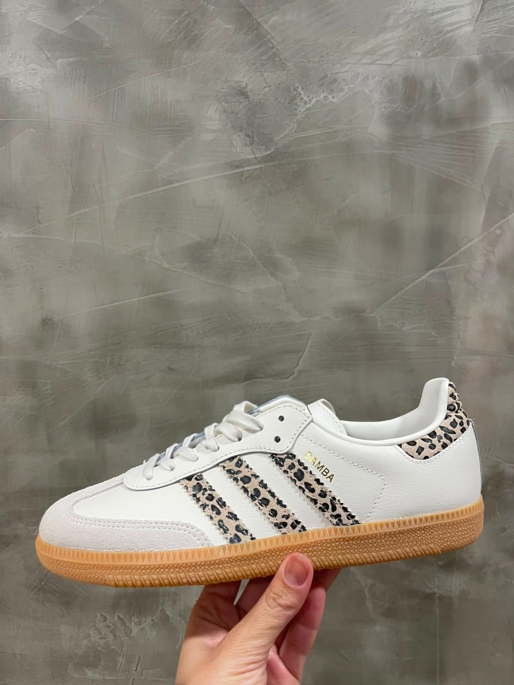 adidas Samba OG Cloud White Magic Beige Infantil — 34 / 35 / 36 / 37 / 38, Novo