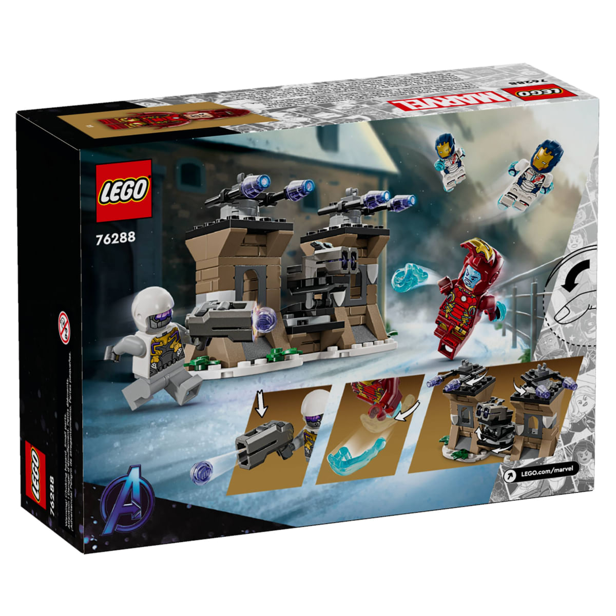 Foto 3 de LEGO® Marvel - Homem de Ferro e Legião de Ferro vs Soldado Hydra