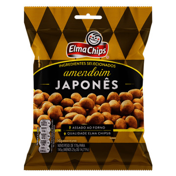 Elma Chips Amendoim japonês 145g