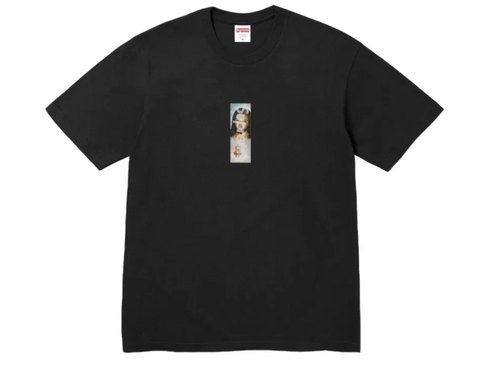 Camiseta Supreme Prayer Card Box Logo Black FW26-W1 — M / XG, Novo