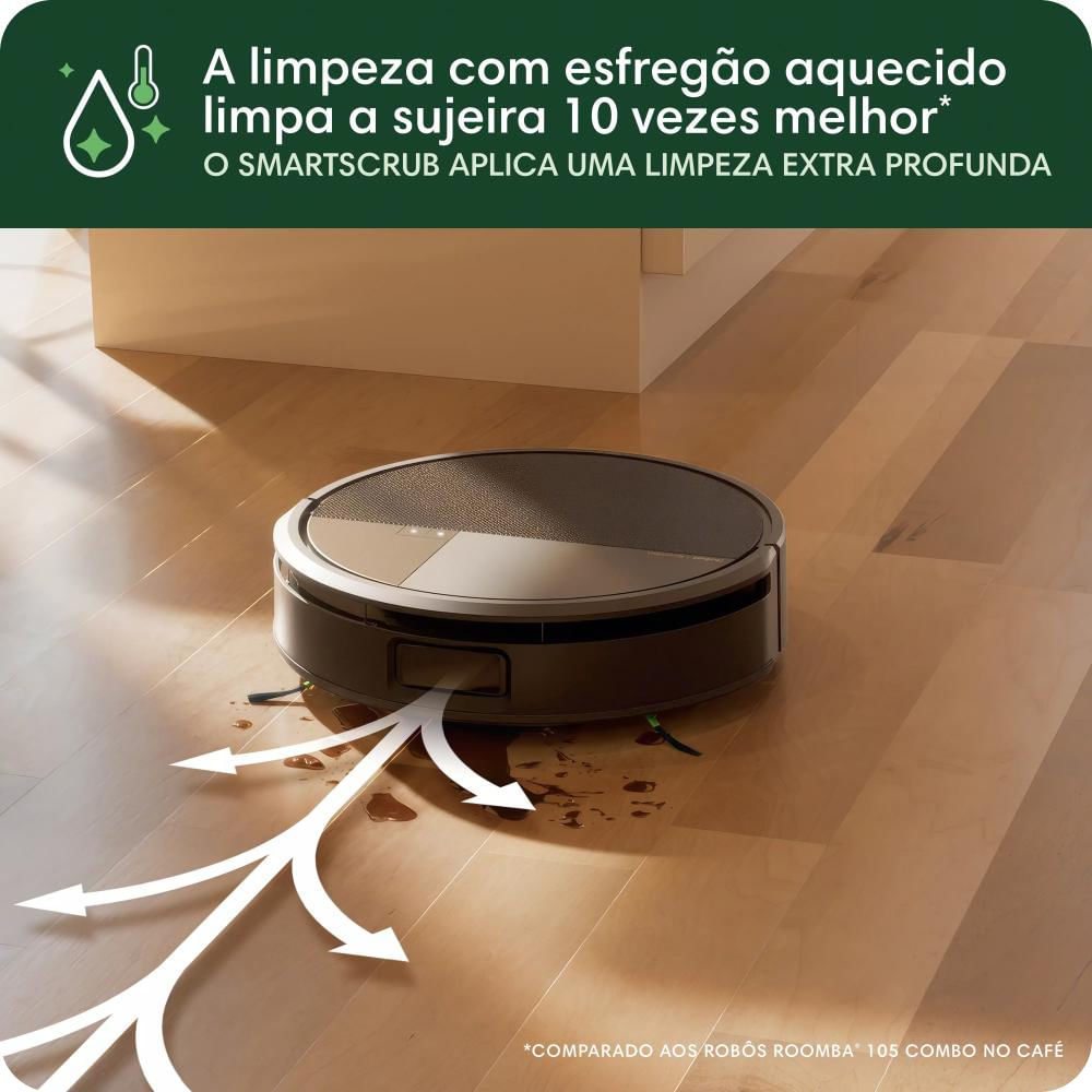 Foto 3 de Robô Aspirador, 2 em 1, iRobot - Roomba Max Combo 705+ com Base AutoWash - 220V