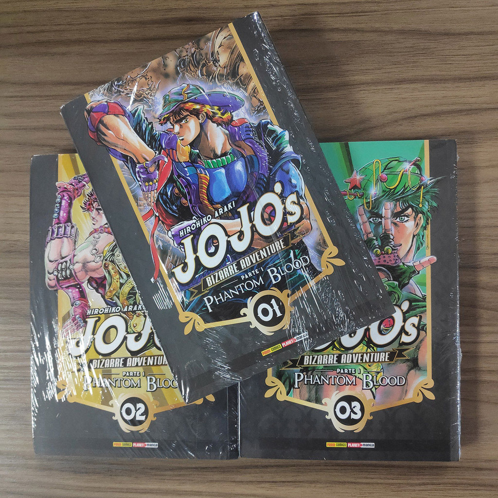 Kit Jojo''s Bizarre Adventure Vol. 1 ao 3