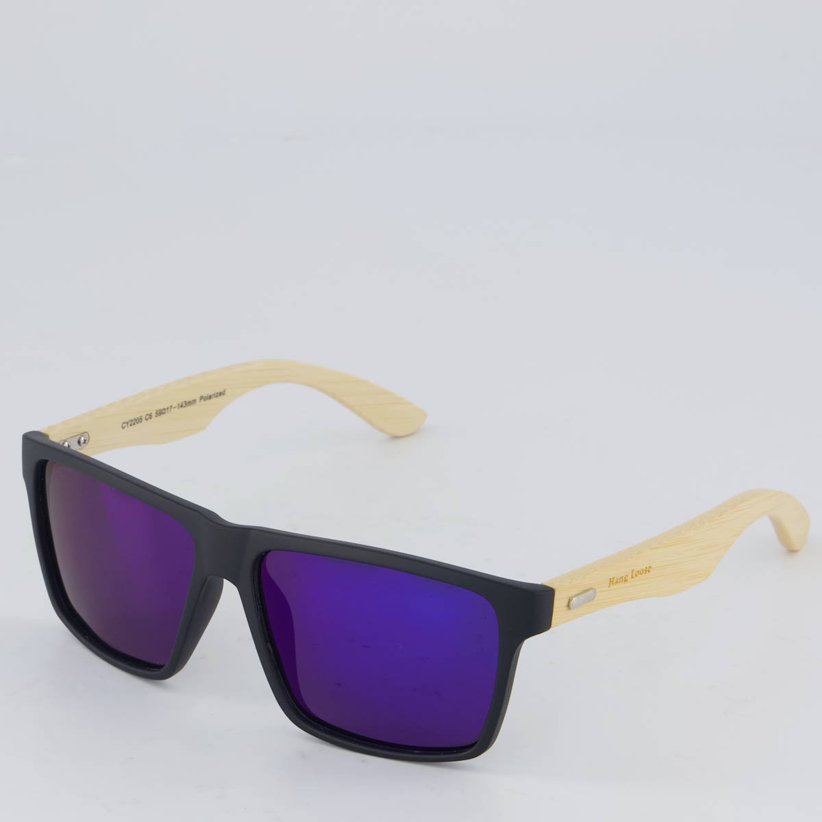 Óculos de Sol Hang Loose Deck Polarizado Preto e A