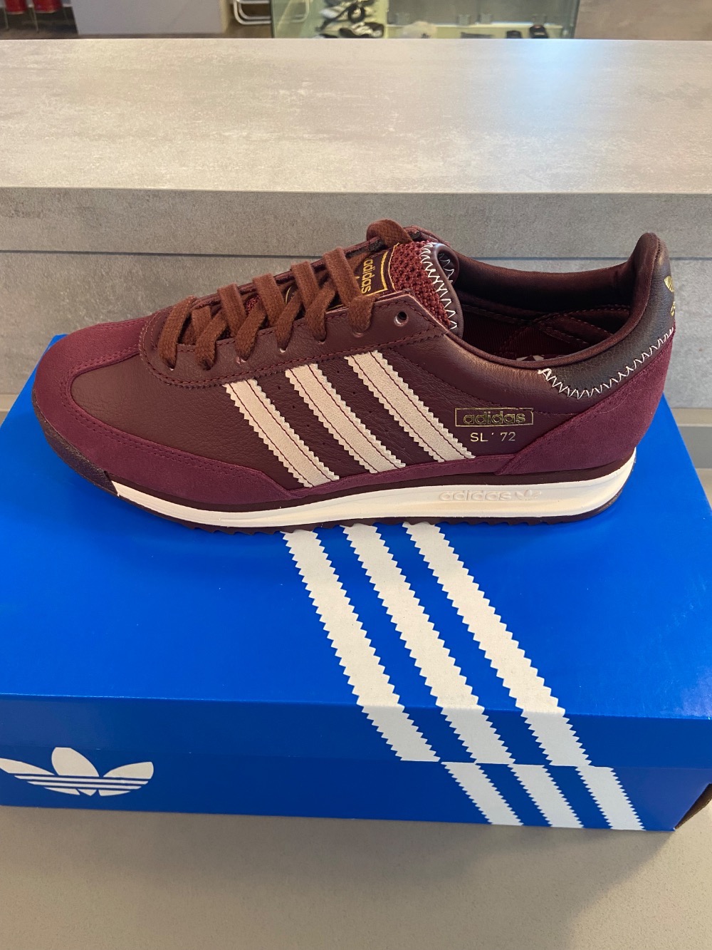 adidas SL 72 RS Shadow Red Wonder White Maroon — 40, Novo