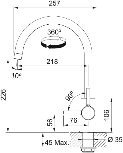 DUCHA MULT BANHAO PO 4T CANO SAC 6400W 220V HYDRA