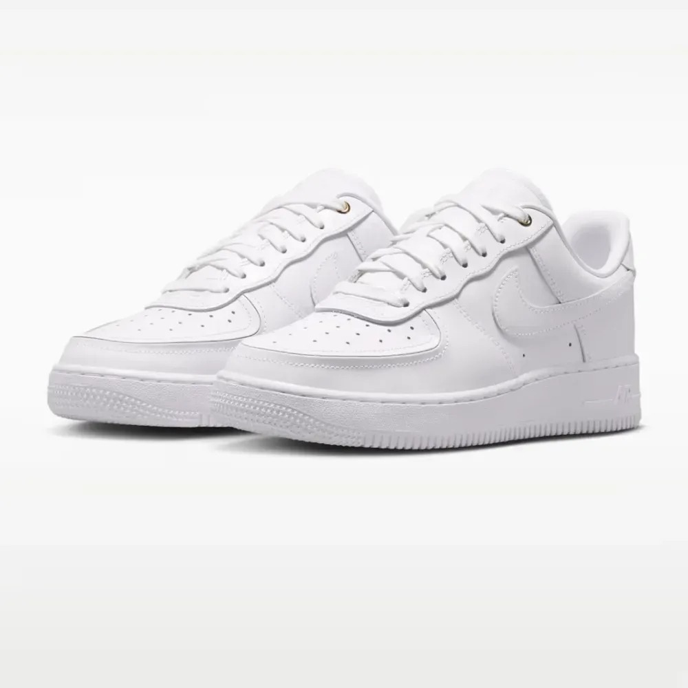 Nike Air Force 1 '07 White Metallic Gold Summit Feminino — 36, Novo