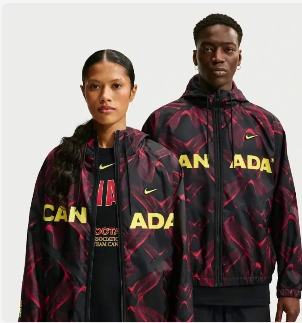 Canada x NOCTA x Nike Jaqueta Dri-FIT Anthem Black Red — 2XG, Novo
