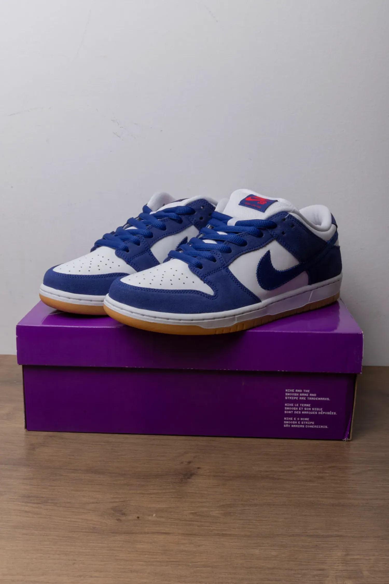 Nike SB Dunk Low LA Dodgers — 41, Novo
