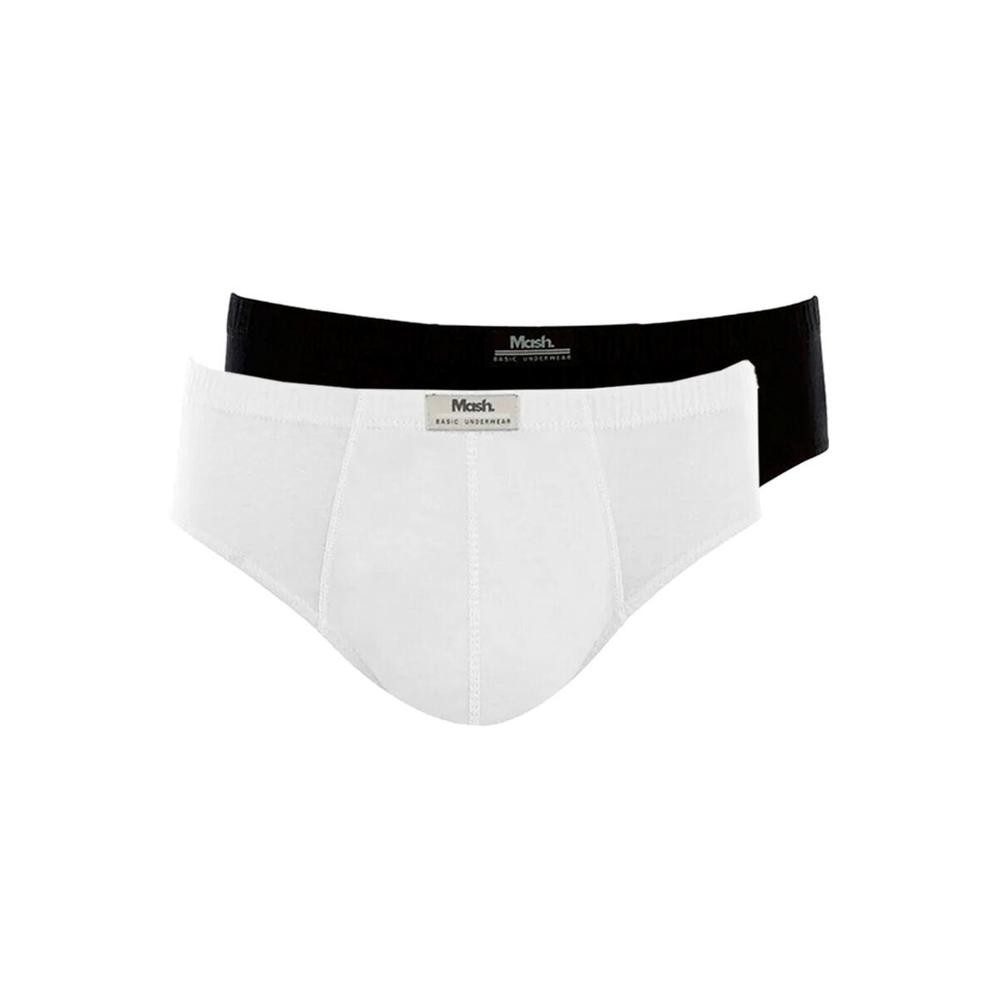 Kit com 2 Cuecas Slip Mash 074.59 Plus Size Colorido
