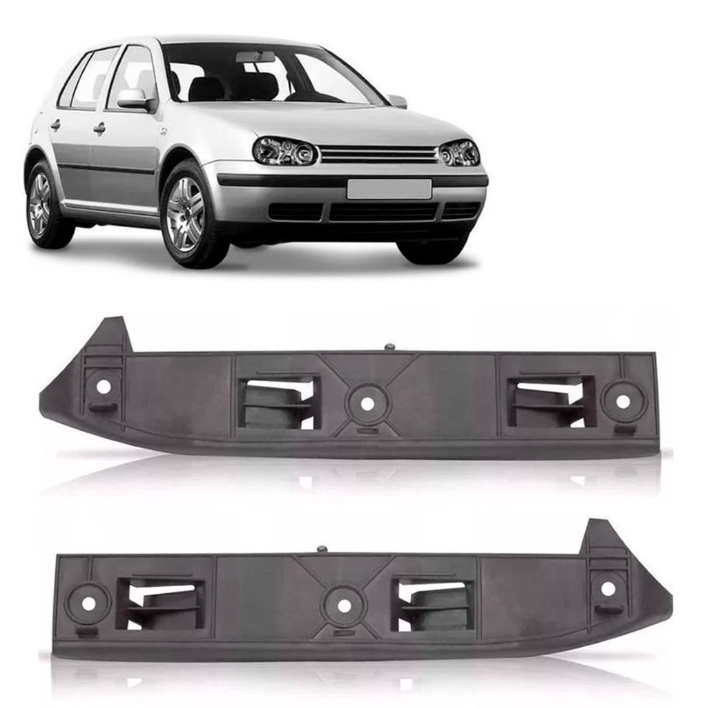 Par Guia Suporte Parachoque Dianteiro Golf 1998 A 2006