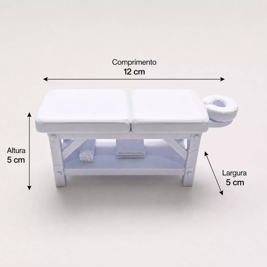 Foto 5 de Miniatura de Maca de Massagem Decorativa com Acessórios – Mini Spa Estético