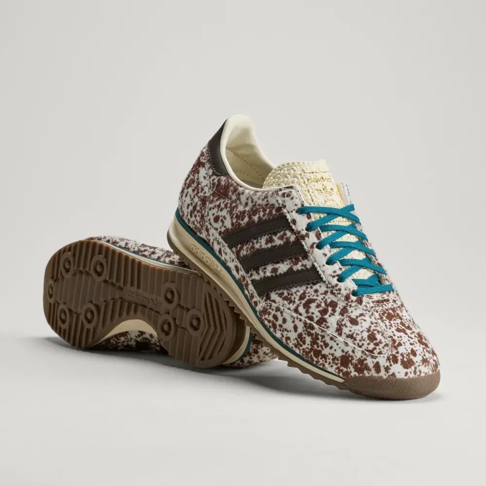 adidas SL 72 OG Off White Dark Brown Rich Green — 34 / 35 / 36 / 37 / 38 / 39, Novo