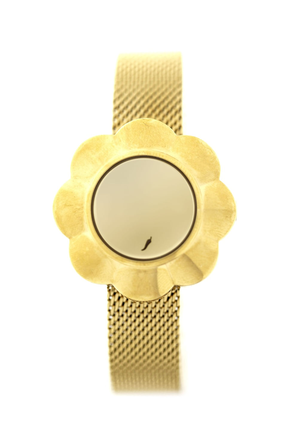 Relógio Digital Feminino Chilli Beans Flor Dourado RE.MT.1514.2121 P