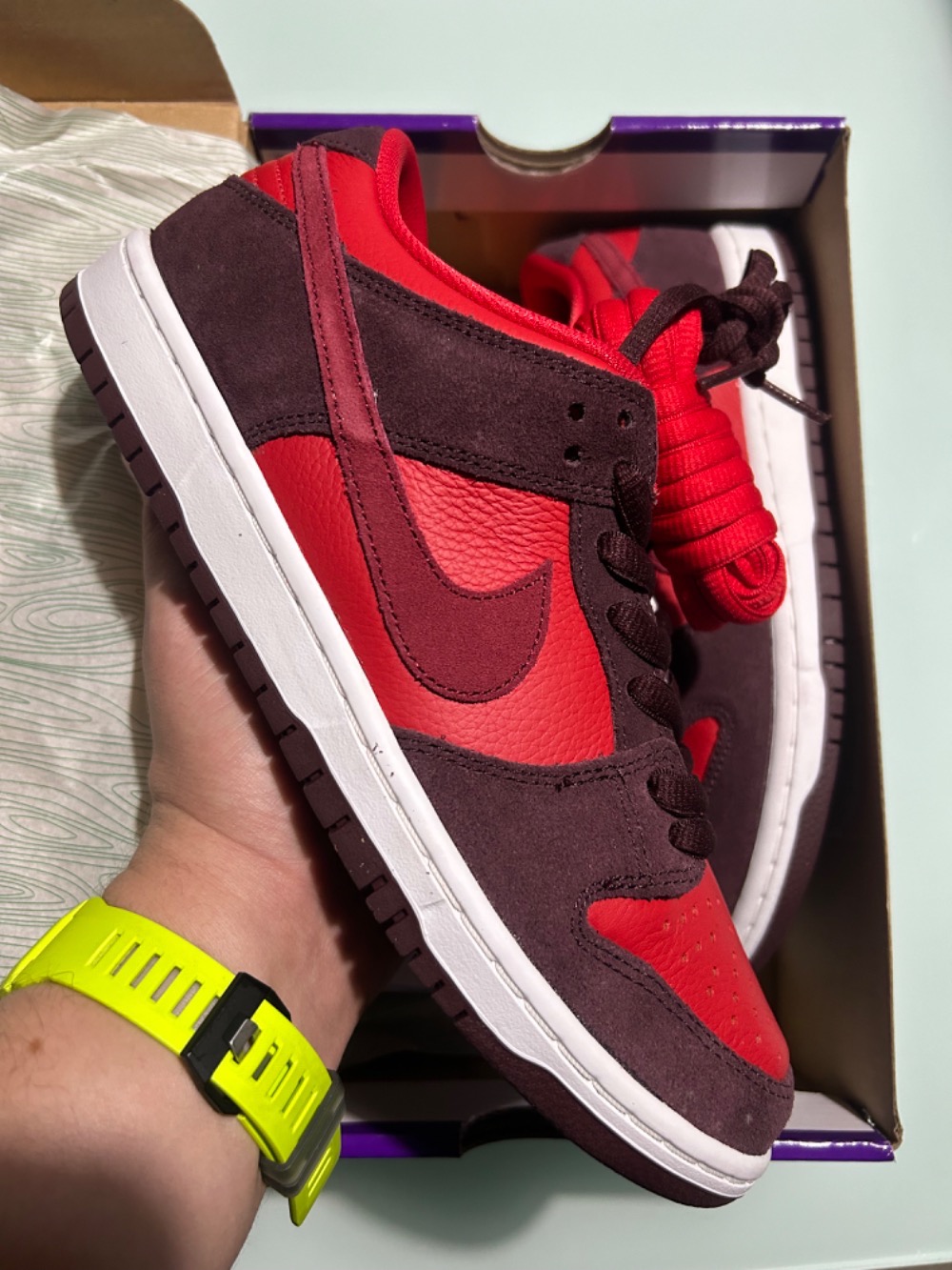 Nike SB Dunk Low Cherry — 40, Novo