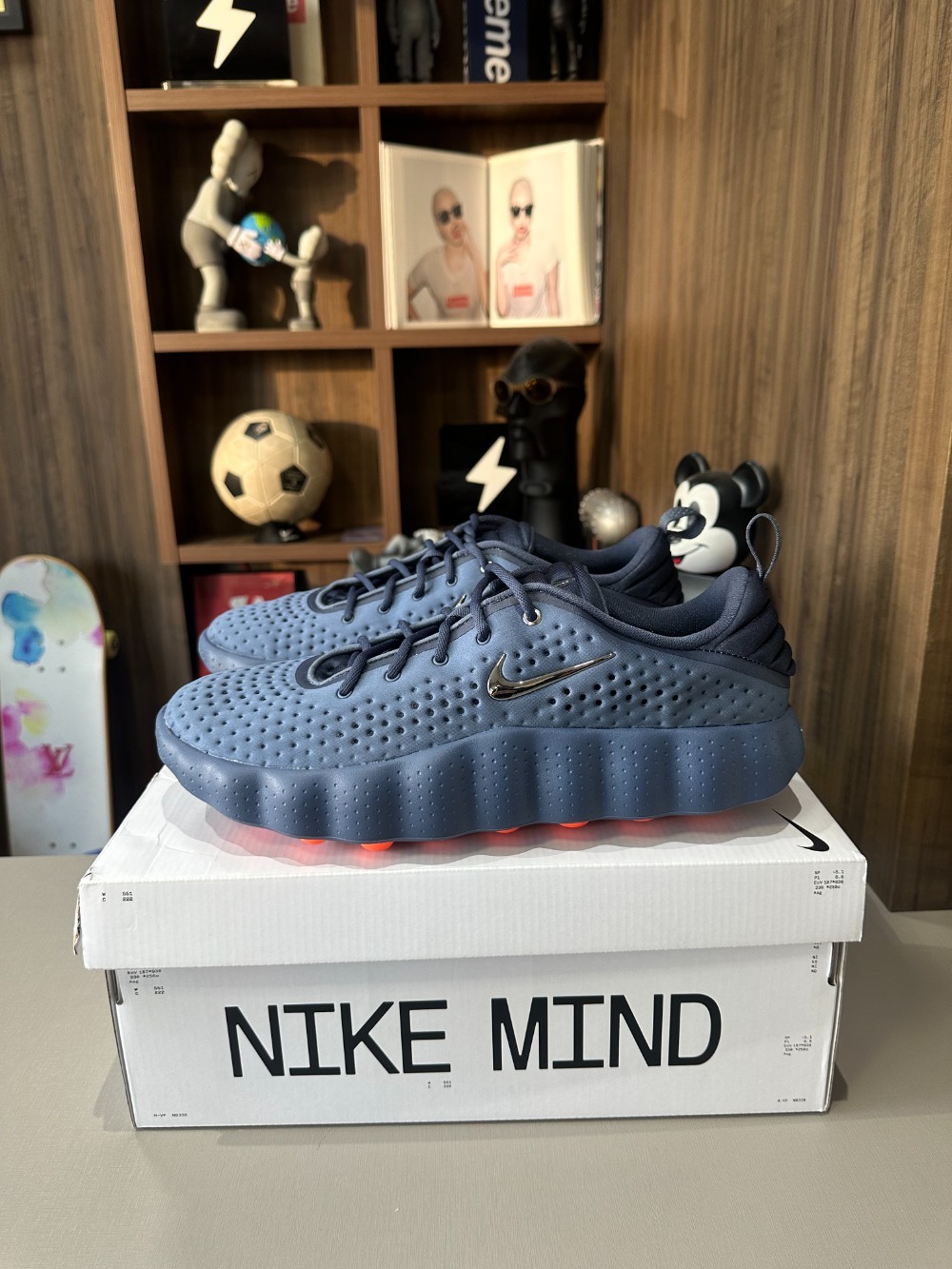 Nike Mind 002 Thunder Blue Chrome — 45, Novo