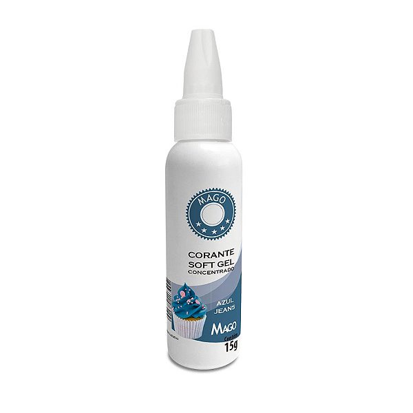 Corante SoftGel - Azul Jeans - 15g - Mago