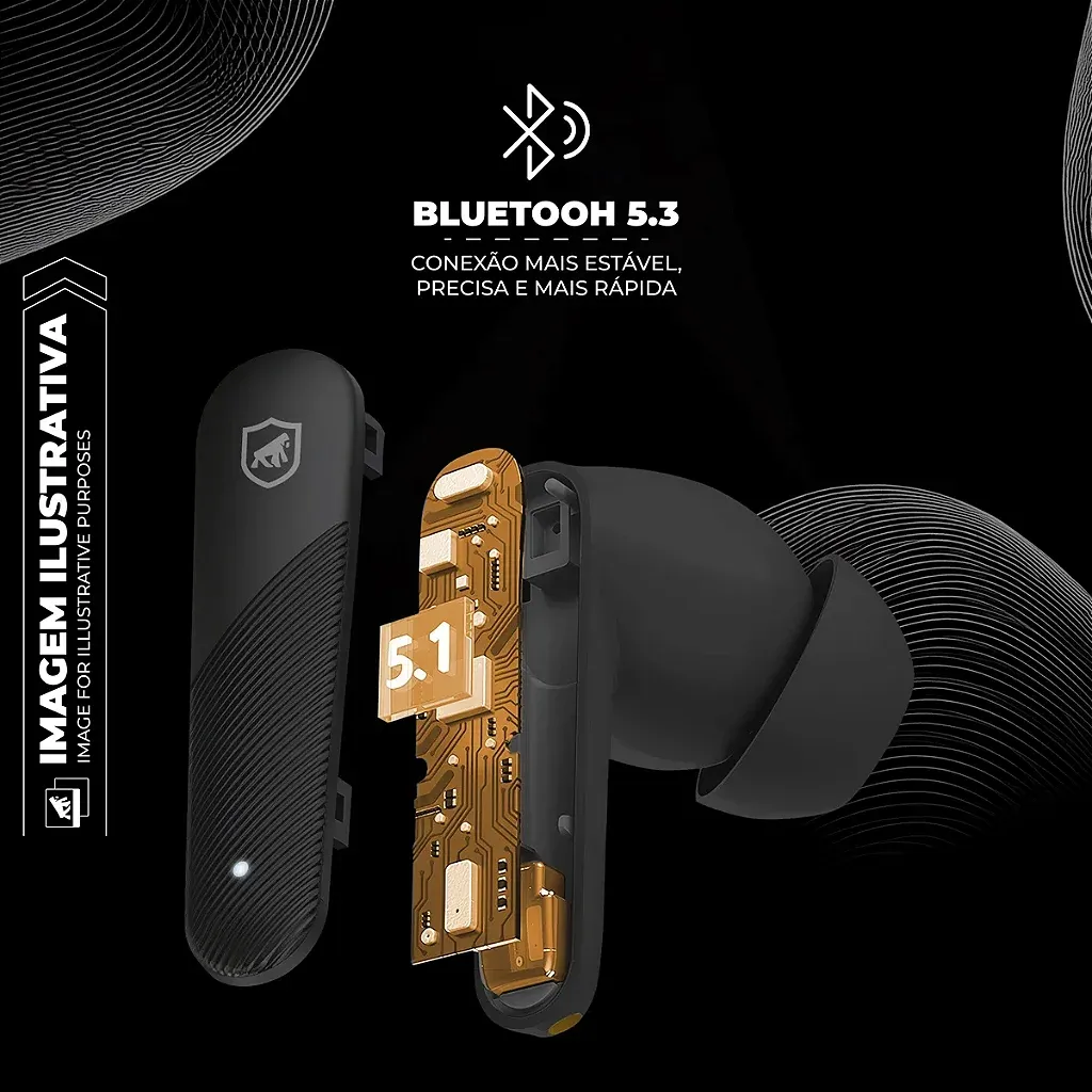 Foto 4 de Earbuds - Fone de ouvido Bluetooth - Symetric - Gshield