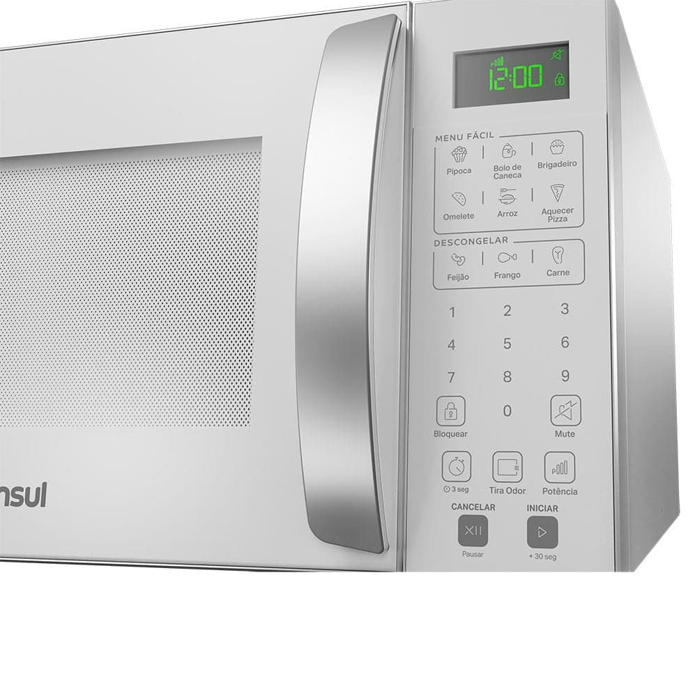 Foto 4 de Forno de Micro-ondas Consul CMS46AB com Função Menu Fácil 32L - Branco Branco / 220