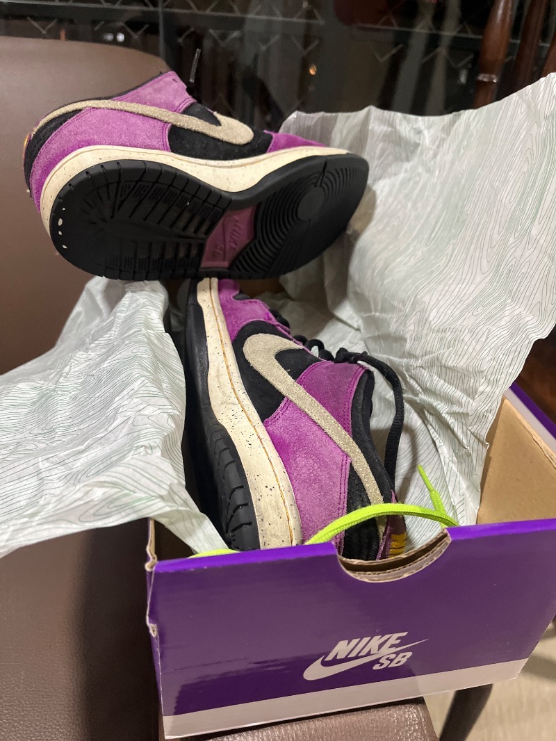 Foto 2 de Nike SB Dunk Low Pro Red Plum — 39.5, Usado