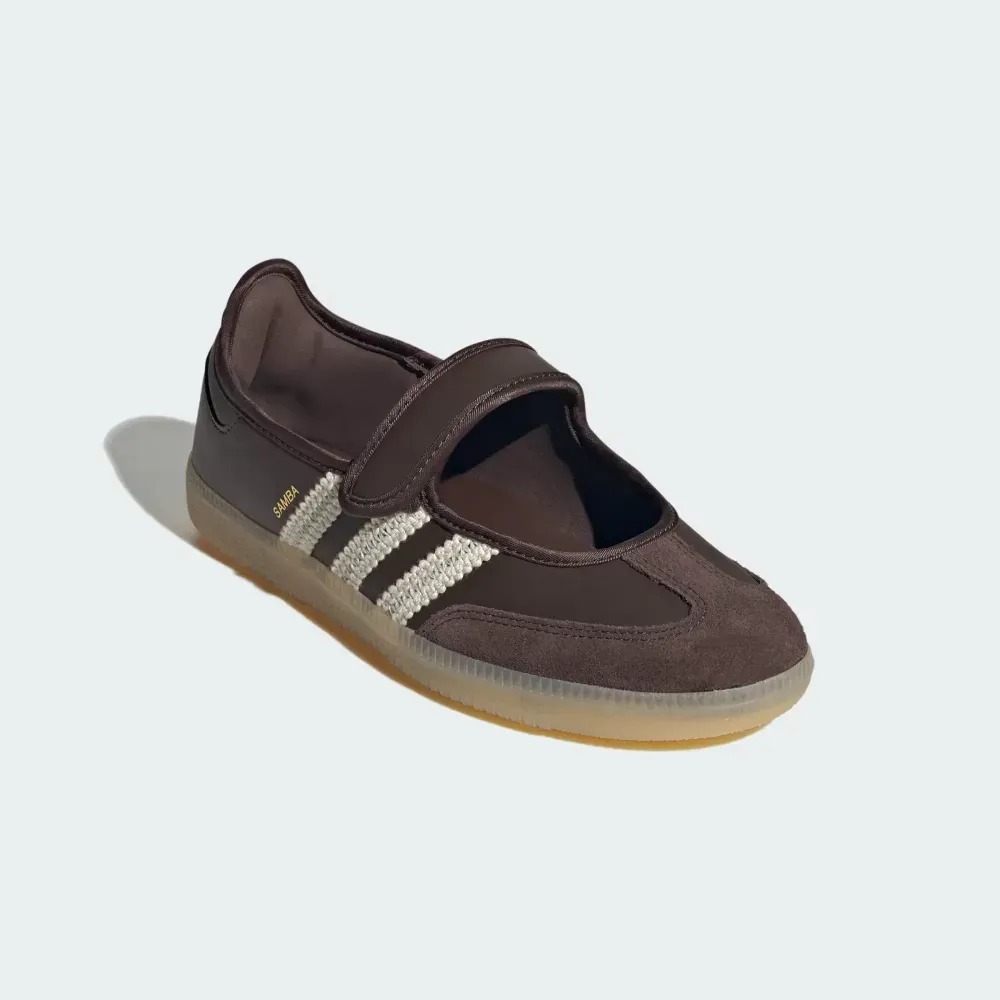 adidas Samba Jane Brown Cream White Gum — 34 / 35 / 36 / 37 / 38, Novo