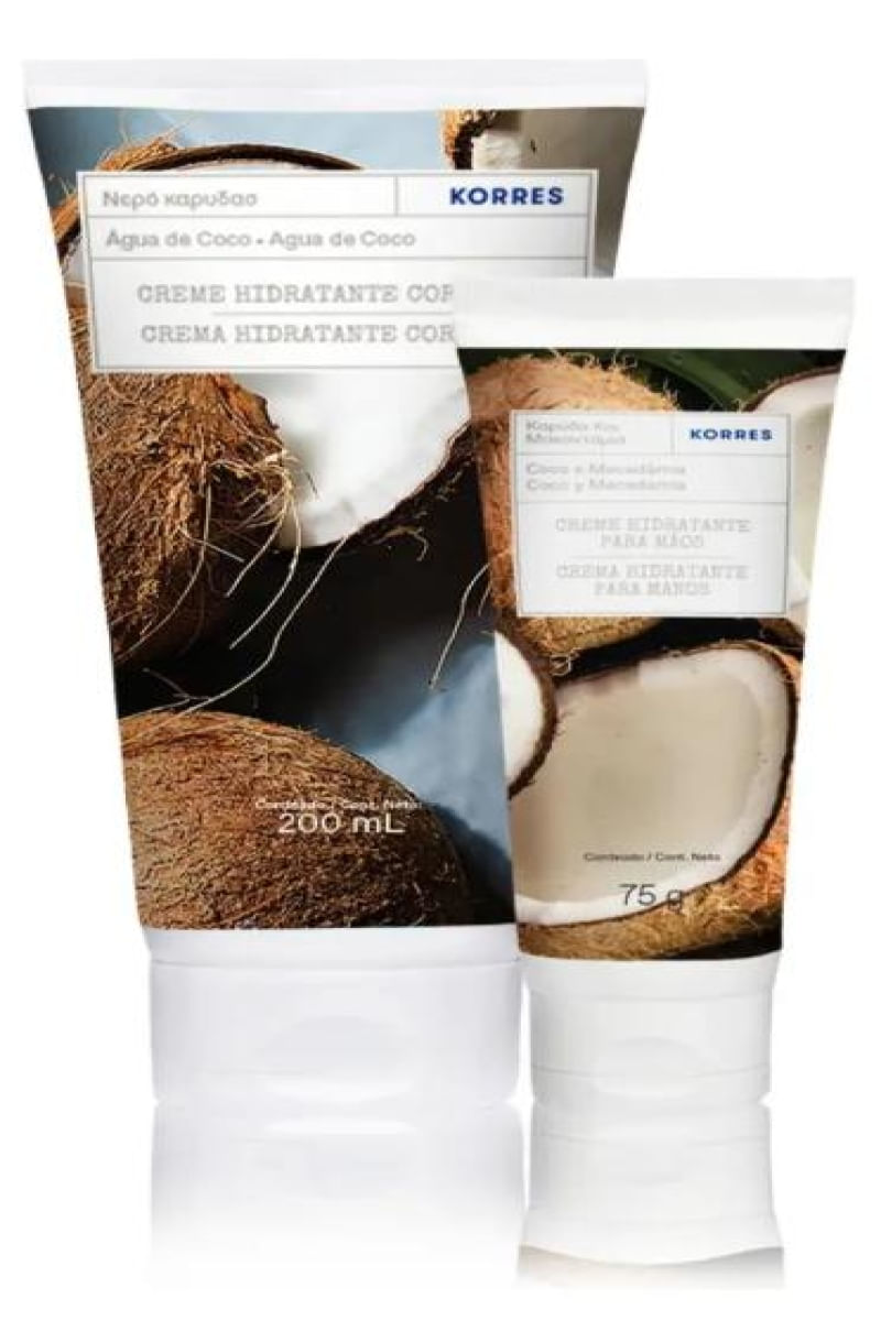 Kit Korres Hidratação Mãos e Corpo (2 Produtos)