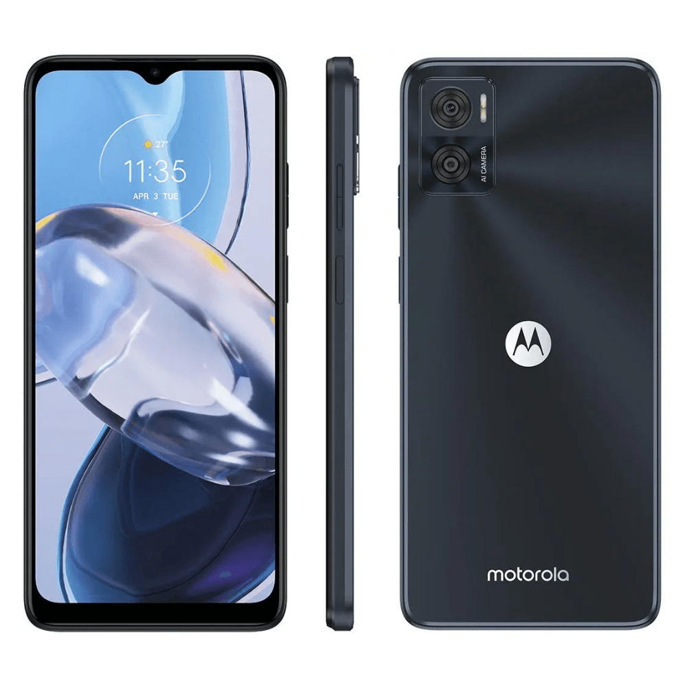 Seminovo: Motorola E22 128 GB Preto - Bom