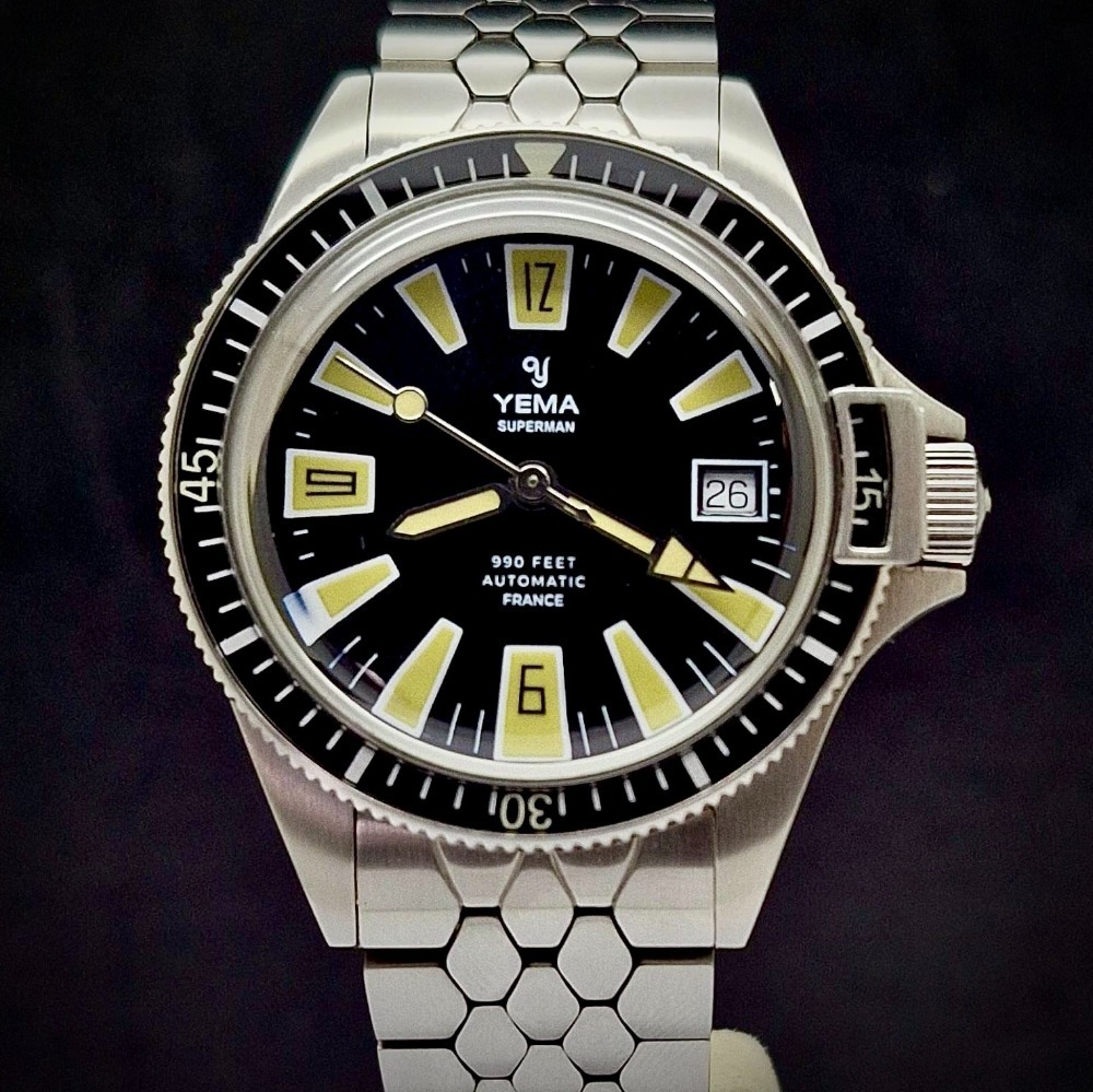 Relógio Yema Superman Skin Diver 39mm — Único, Usado