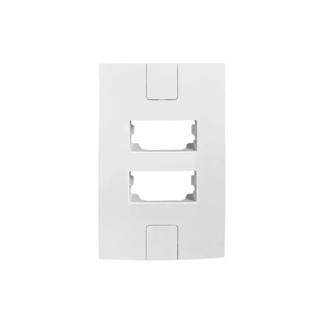 PLACA 4X2 P/ 2 MODULOS PLUZIE