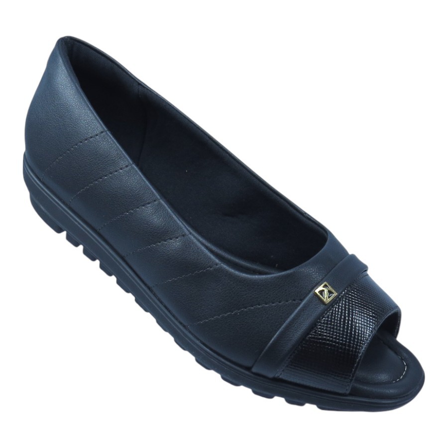 Sapatilha Feminina Piccadilly Peep Toe 112005