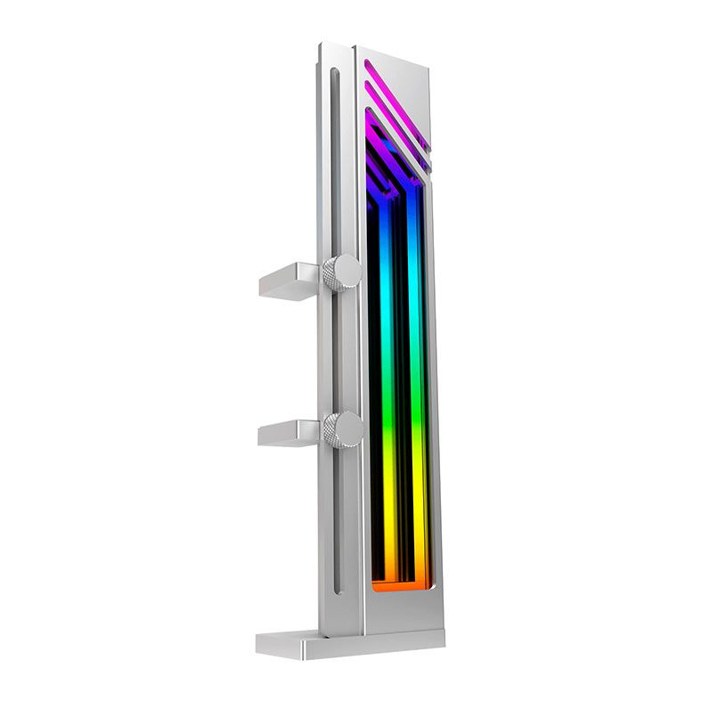 Foto 3 de Suporte Para Placa de Video Acegeek Infinity, ARGB, Branco, AG-INFINITY-WH