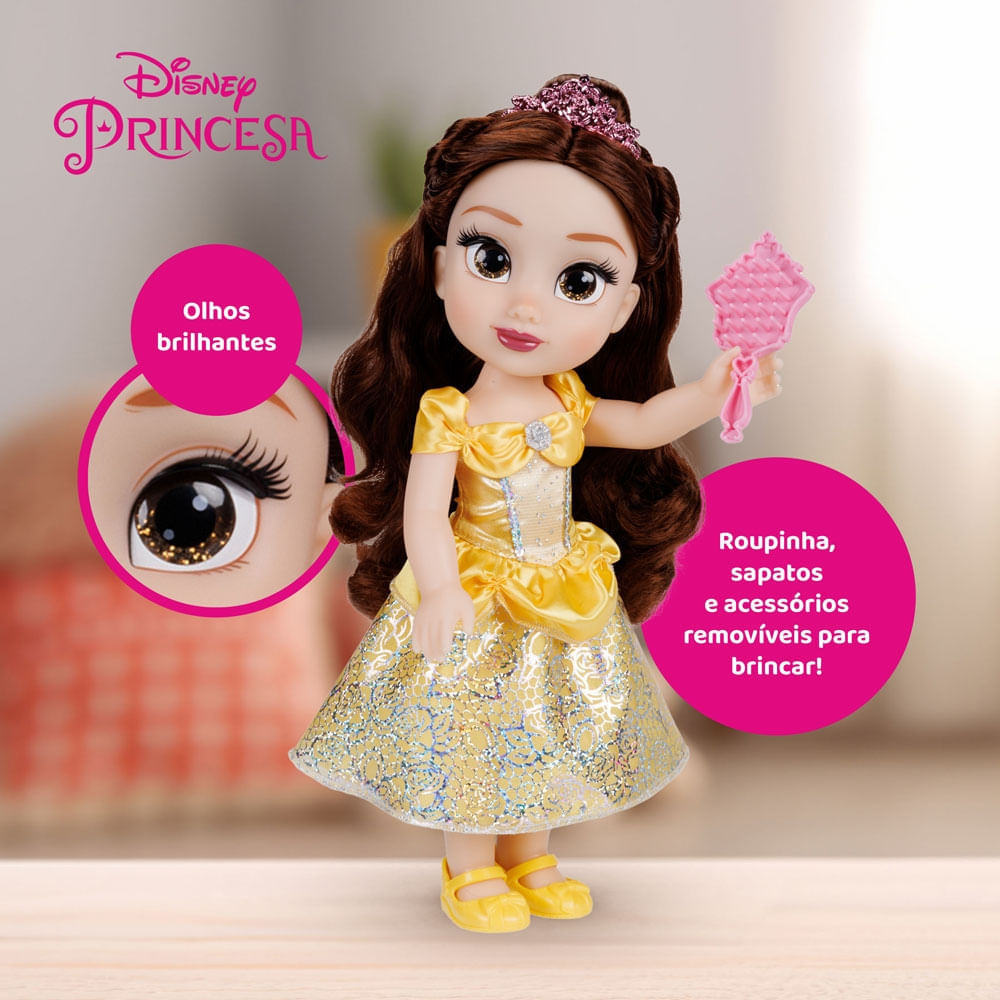 Foto 3 de Boneca Princesas Disney Articulada Bela Multikids - BR1918 BR1918
