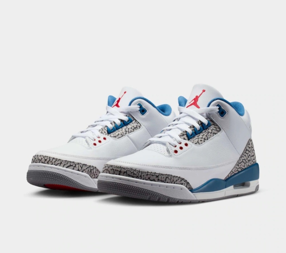 Air Jordan 3 True Blue (2026) — 46, Novo