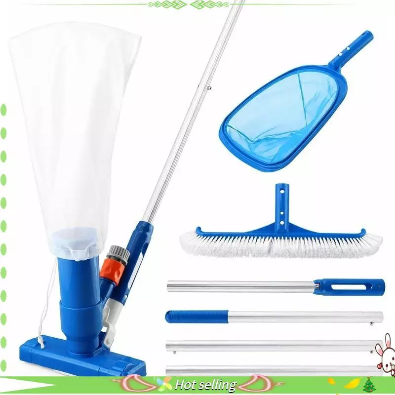 [Qualidade C] Kit De Limpeza De Piscina Com Rede E Escova Interface Ue