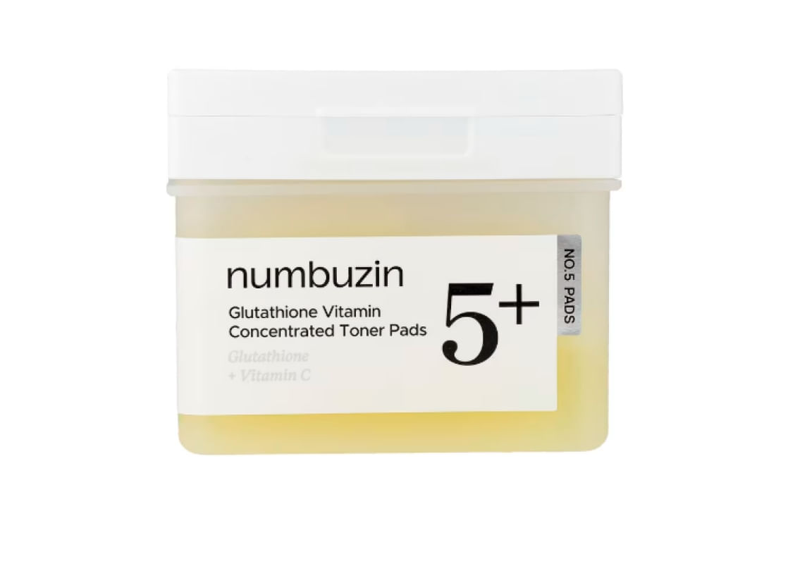 NUMBUZIN No.5+ Toner Pad Concentrado de Vitamina com Glutationa (70 Pads) 180ml