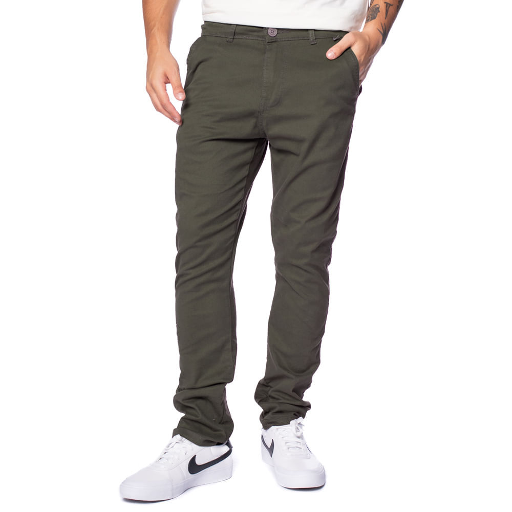 Calça Masculina Gangster Slim Cinza