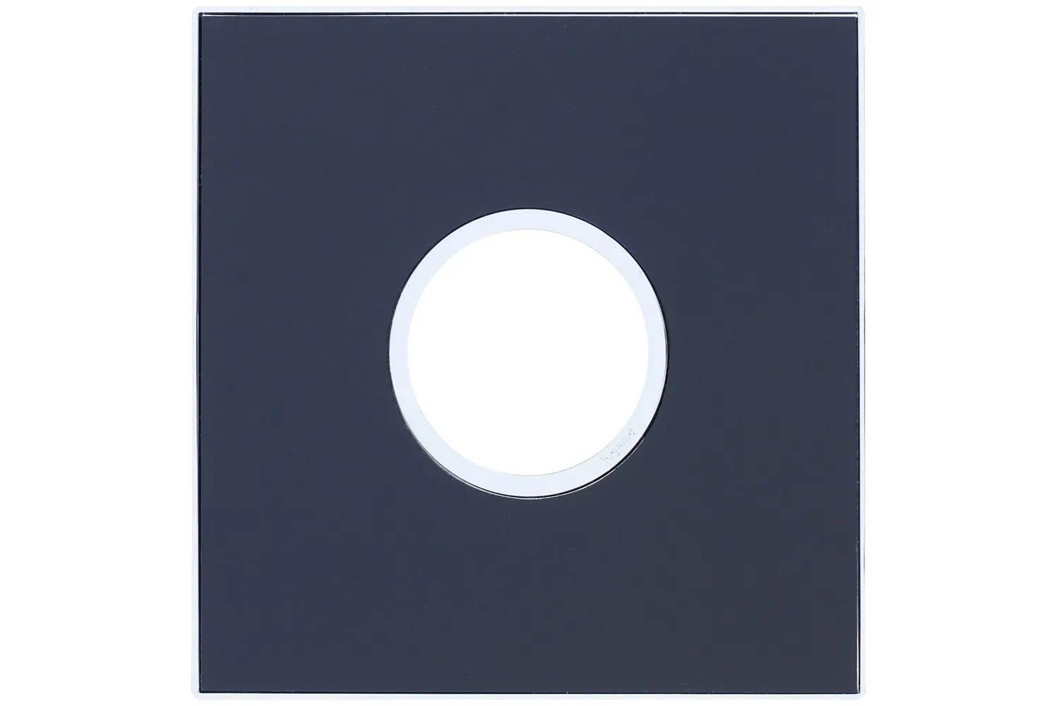 PLACA 2 POSTOS 4X4 REDONDOS MIRROR BLACK ARTEOR - PIAL