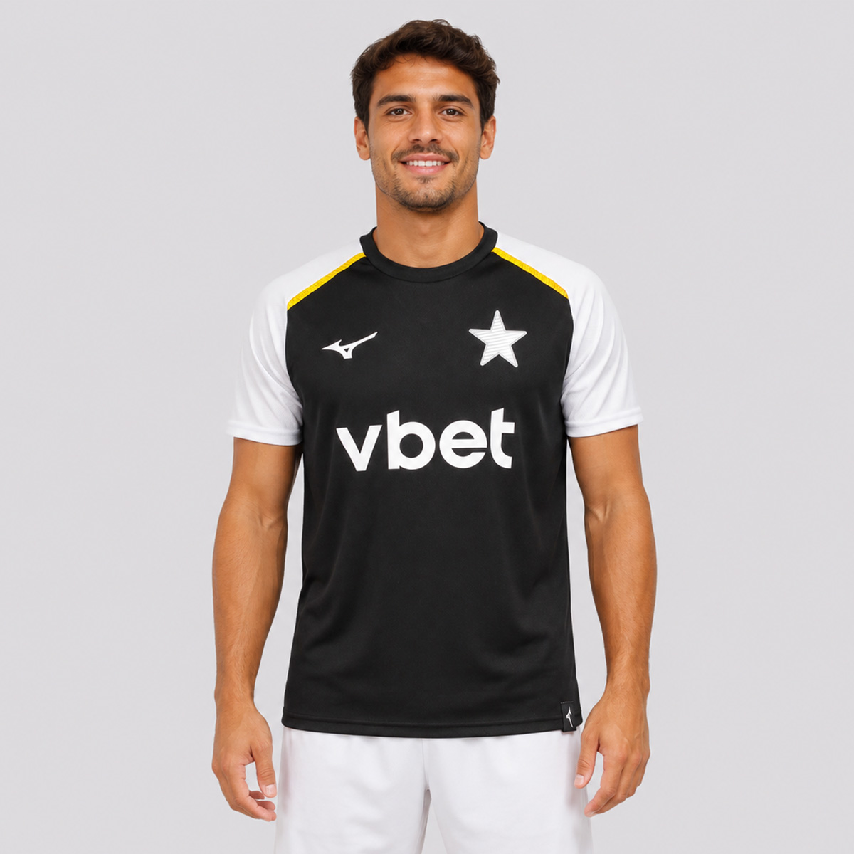 Camisa Mizuno Botafogo Treino Atleta 2026 Preta