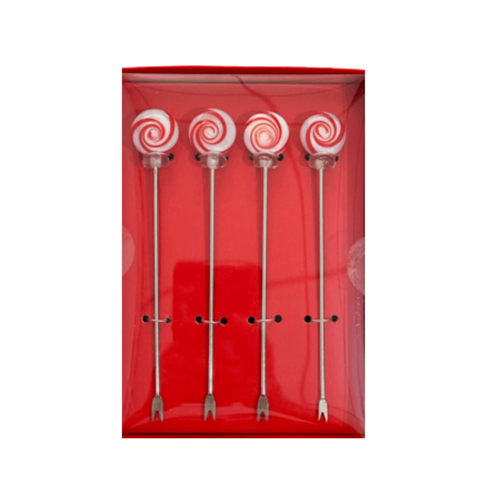 Garfo Petisco Natal 4Pc Btc