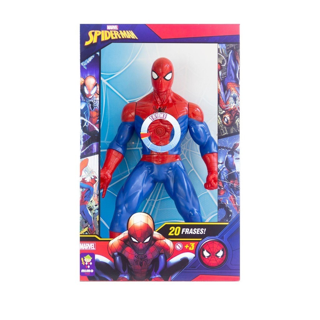 Foto 2 de Boneco Homem Aranha com Frases - Mimo
