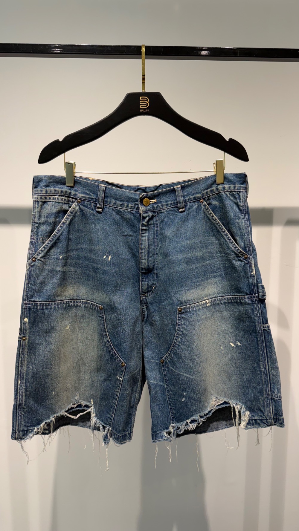 Bermuda Saint Mxxxxxx Double Knee Blue — G / 44, Novo