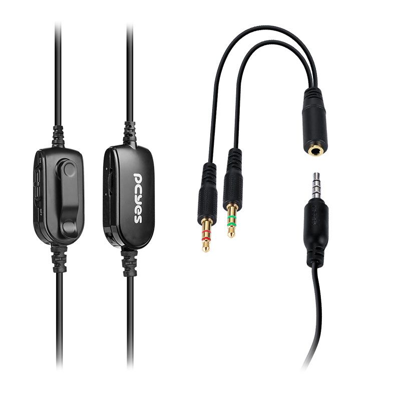Foto 5 de Headset Office PCYes HB300, Drivers 30mm, Preto, PHB300