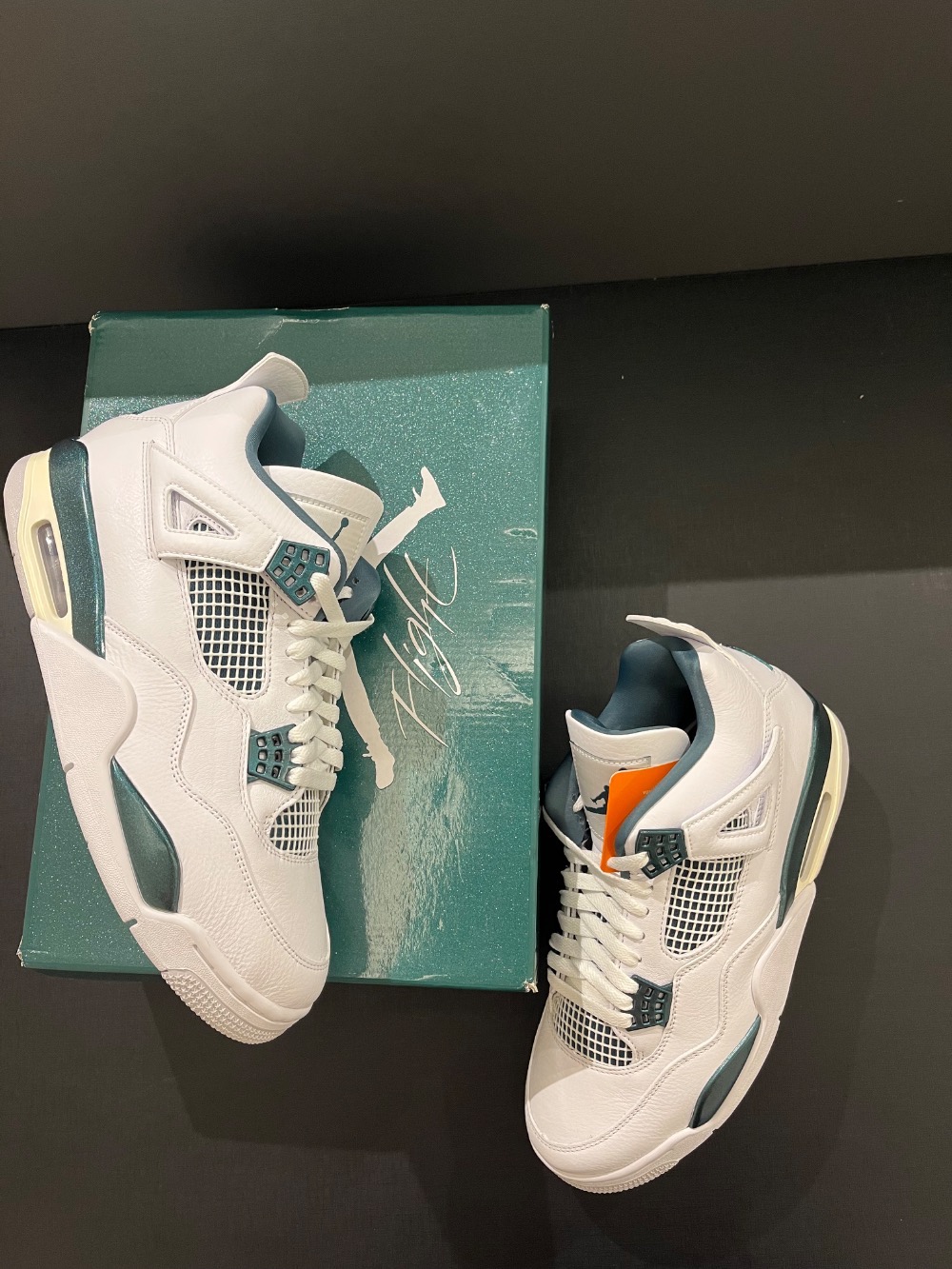 Air Jordan 4 Oxidized Green — 42, Novo