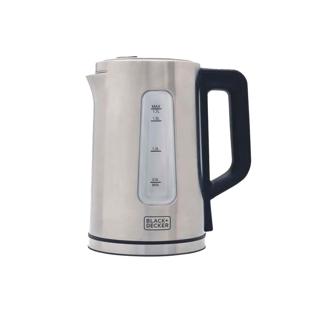 Chaleira Elétrica Programável Black Decker KEPG 1,7 Litros Inox 127v