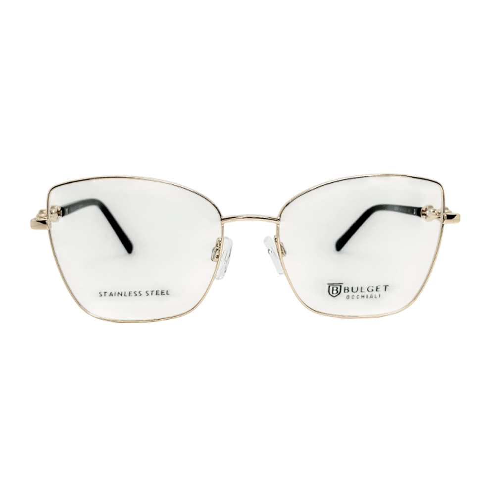 Armação para Óculos de Grau Feminino Bulget BG2181 Dourado Claro