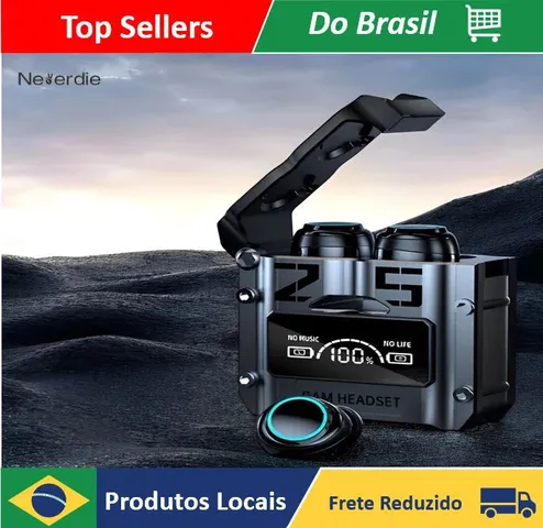 [Grupo de 3] Fone De Ouvido Sem Fio Bluetooth M25 TWS Com Toque