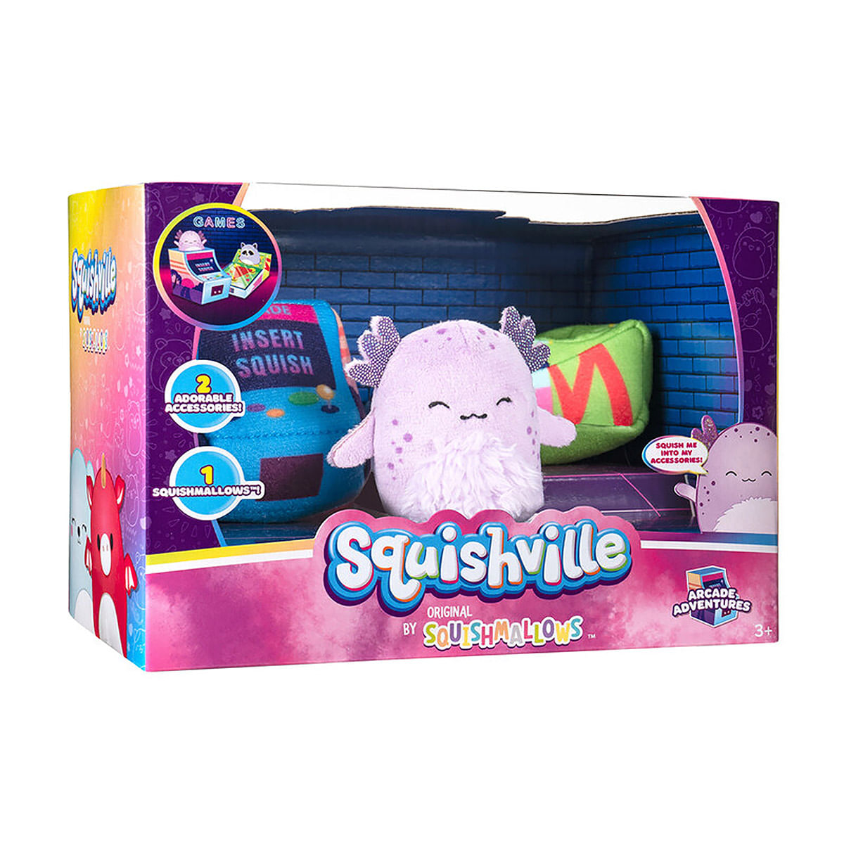 Foto 2 de Squishville - Mini Squishmallows + 2 Acessórios - Arcade Adv.