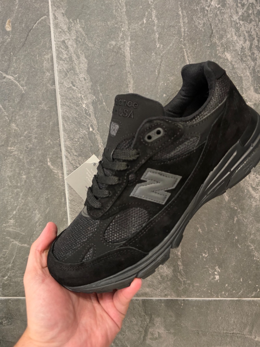 New Balance 993 Made in USA Triple Black — 38 / 39 / 40 / 41 / 42 / 43, Novo